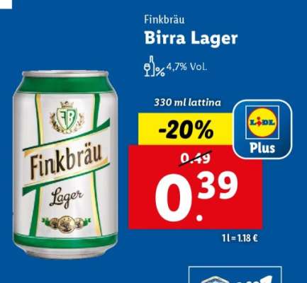 Finkbräu Birra lager