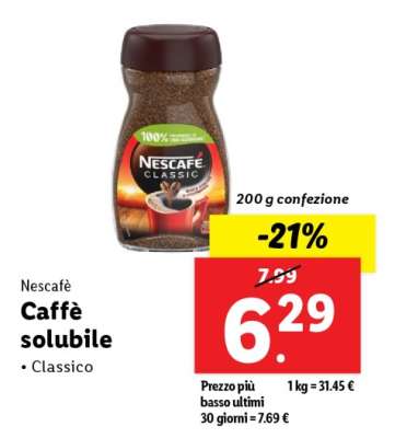 Nescafé Caffè Solubile