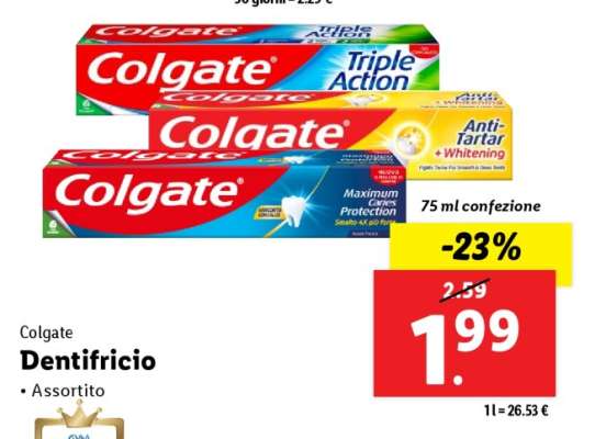 Colgate Dentifricio
