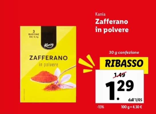 Kania Zafferano in polvere