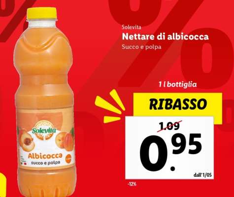 Solevita Nettare di albicocca