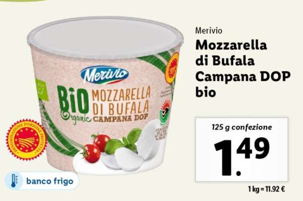 Merivio Mozzarella di Bufala Campana DOP bio