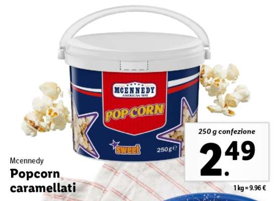 Mcennedy Popcorn caramellati