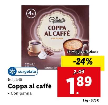 Coppa al caffè
