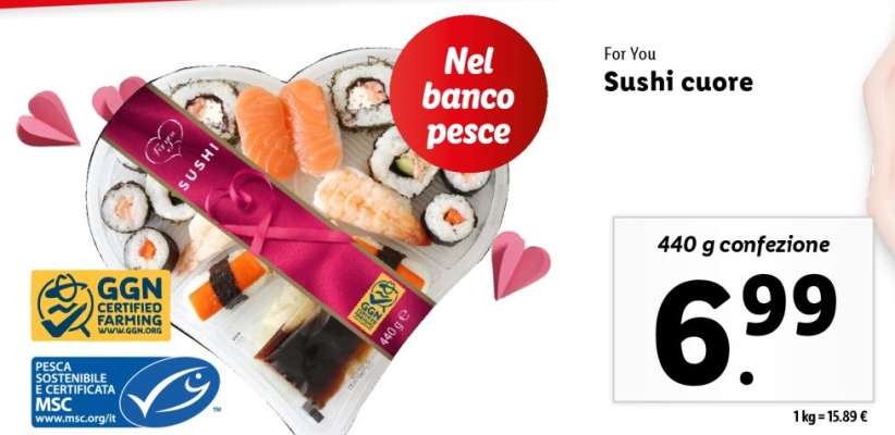 Sushi cuore