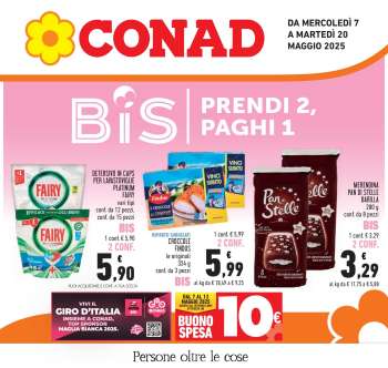 Volantino Conad - 7/5/2025 - 20/5/2025.