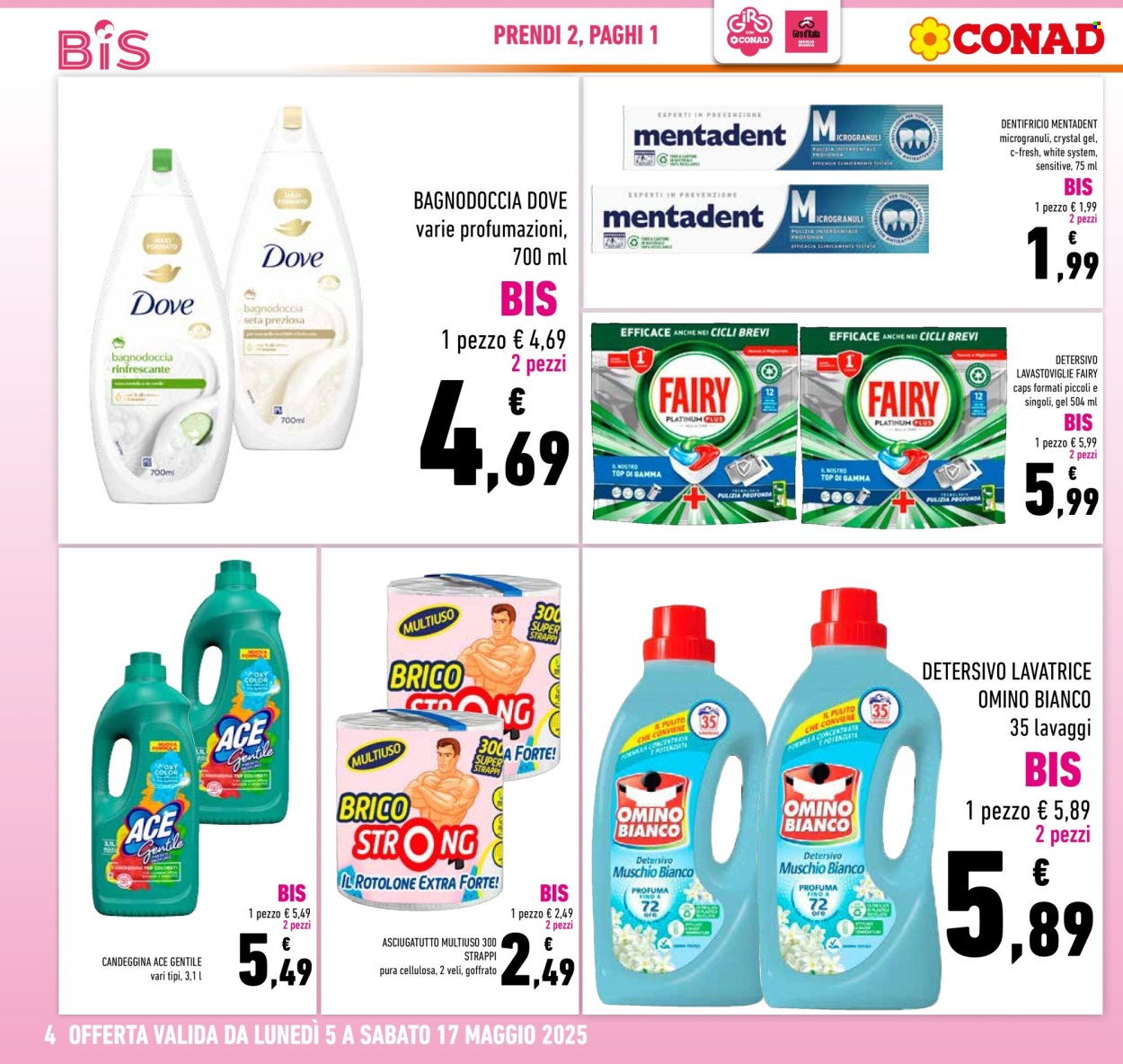 Volantino Conad - 5/5/2025 - 17/5/2025. Pagina 1