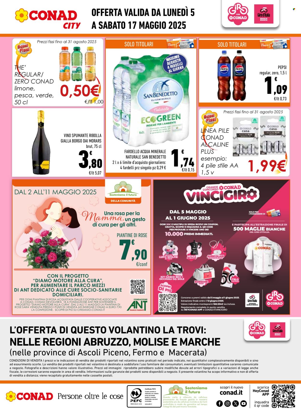 Volantino Conad City - 5/5/2025 - 17/5/2025. Pagina 1