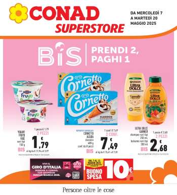 Volantino Conad - 7/5/2025 - 20/5/2025.