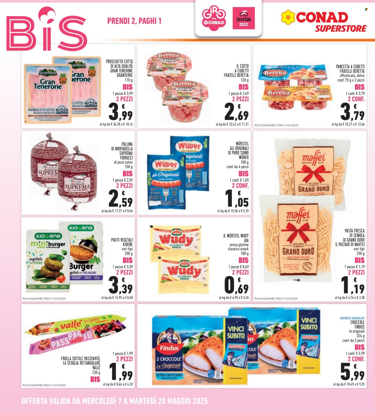 Volantino Conad - 7/5/2025 - 20/5/2025. Pagina 1