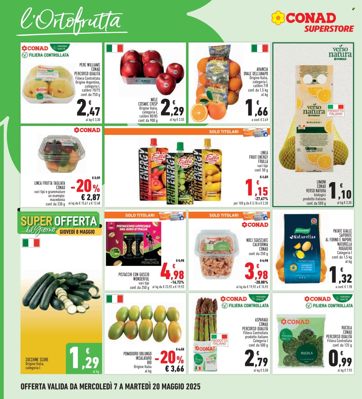 Volantino Conad - 7/5/2025 - 20/5/2025. Pagina 1