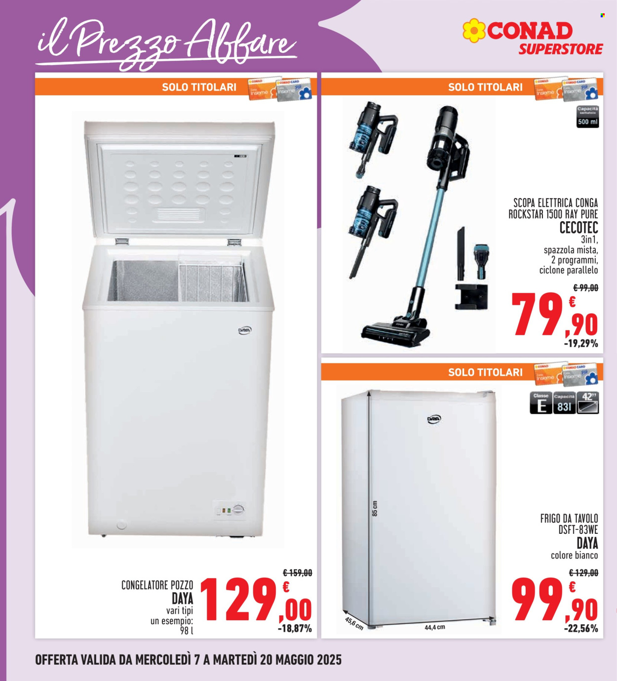 Volantino Conad - 7/5/2025 - 20/5/2025. Pagina 1