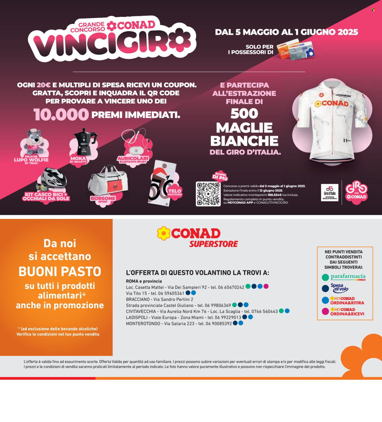 Volantino Conad - 7/5/2025 - 20/5/2025. Pagina 1