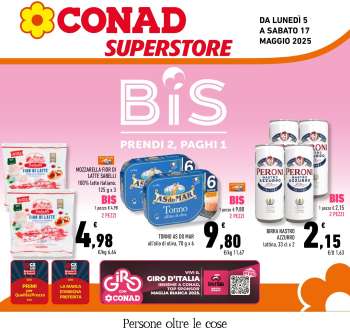 Volantino Conad Superstore - 5/5/2025 - 17/5/2025.