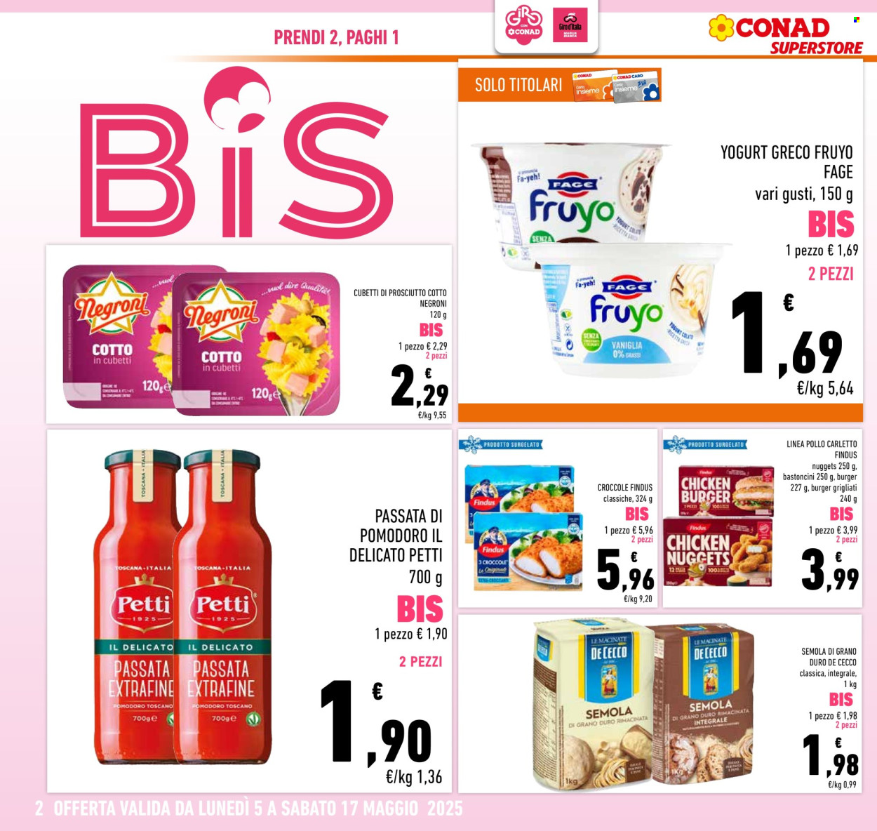 Volantino Conad Superstore - 5/5/2025 - 17/5/2025. Pagina 1