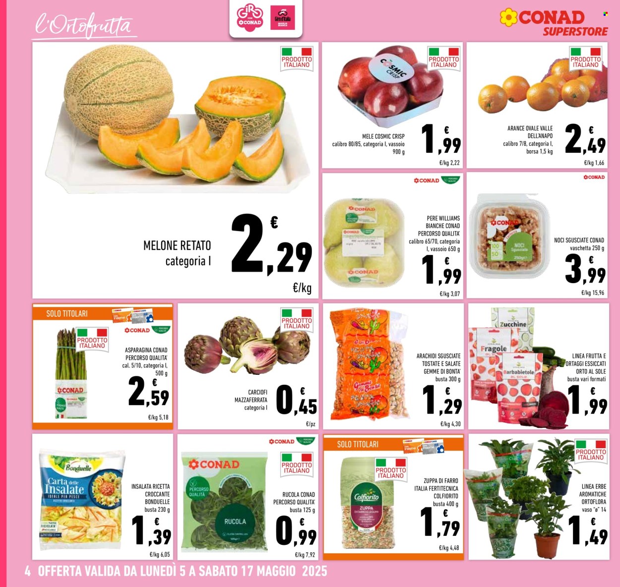 Volantino Conad Superstore - 5/5/2025 - 17/5/2025. Pagina 1