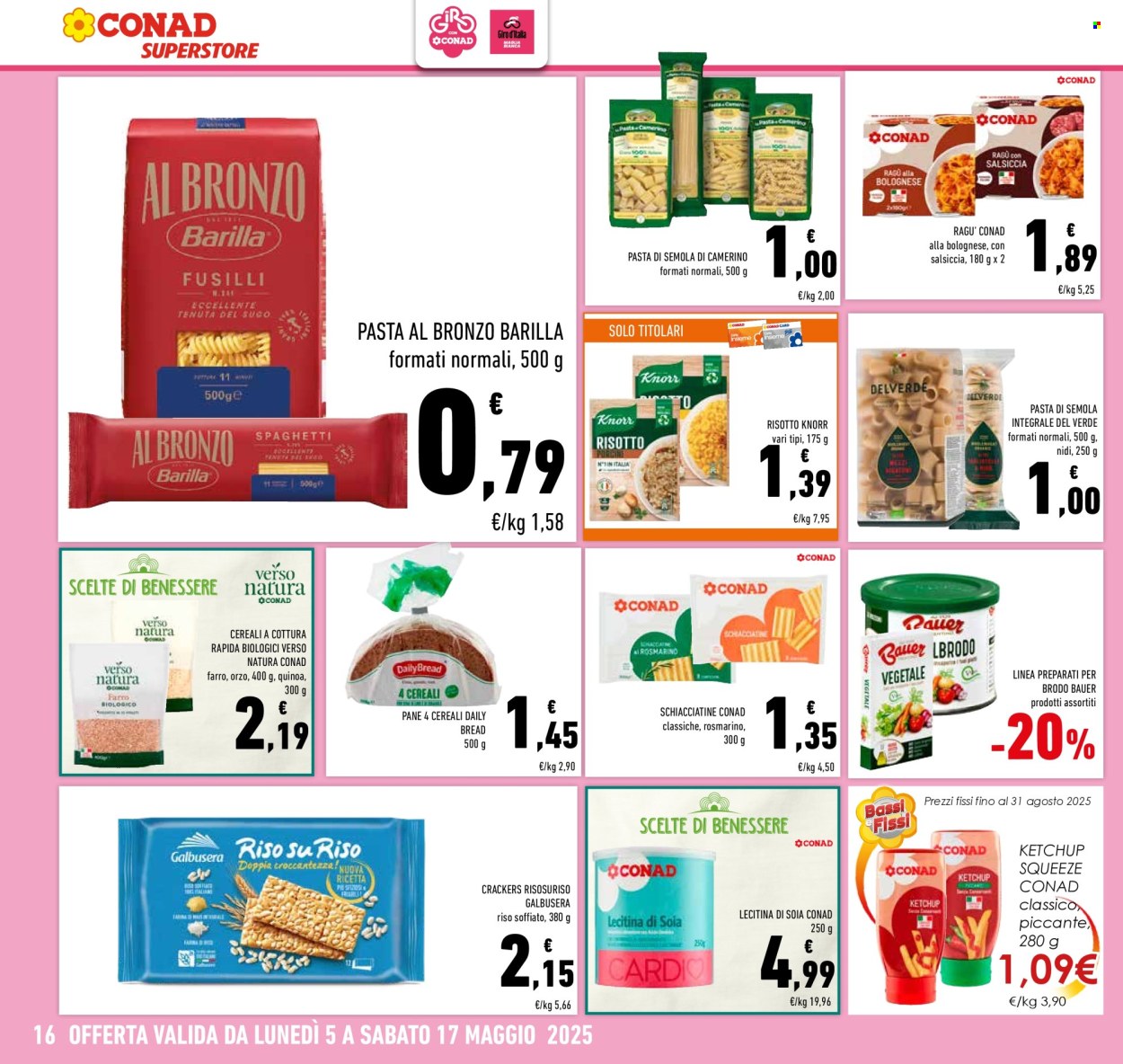 Volantino Conad Superstore - 5/5/2025 - 17/5/2025. Pagina 1