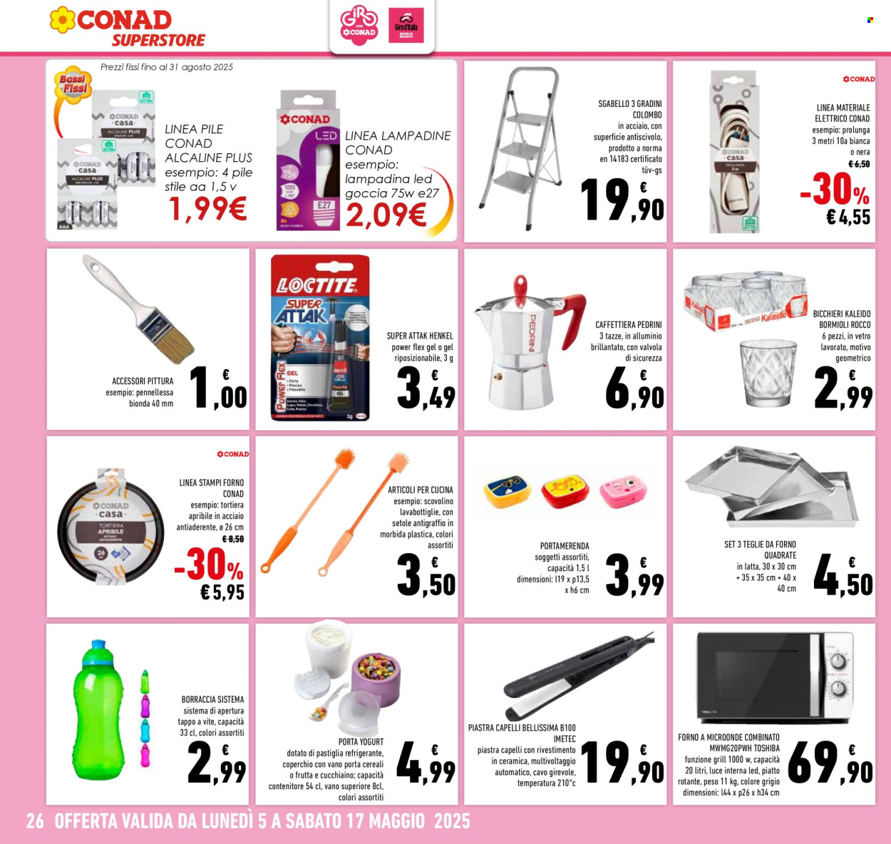 Volantino Conad Superstore - 5/5/2025 - 17/5/2025. Pagina 1