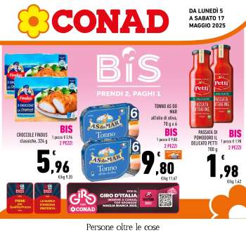 Volantino Conad - 5/5/2025 - 17/5/2025.