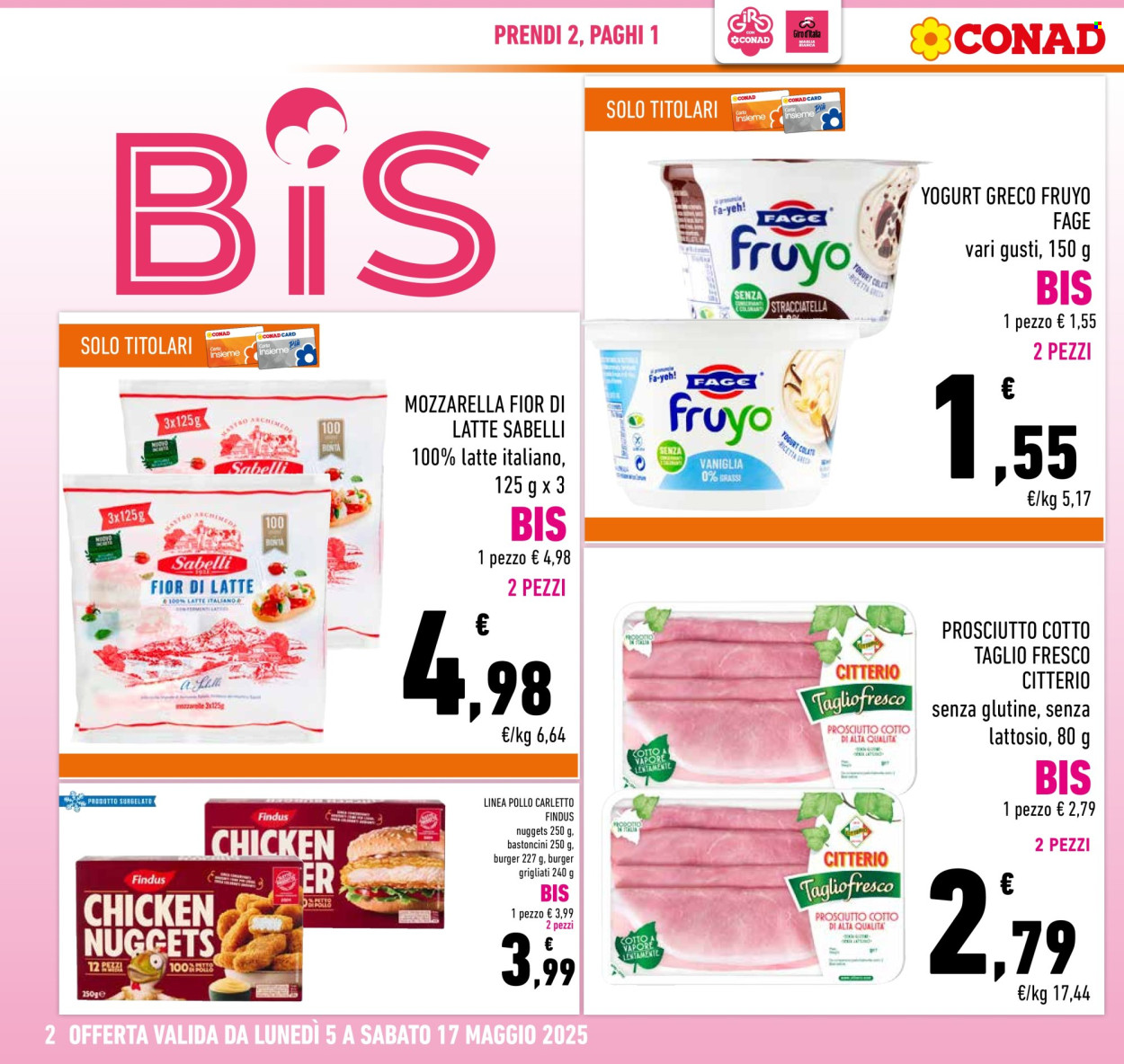 Volantino Conad - 5/5/2025 - 17/5/2025. Pagina 1