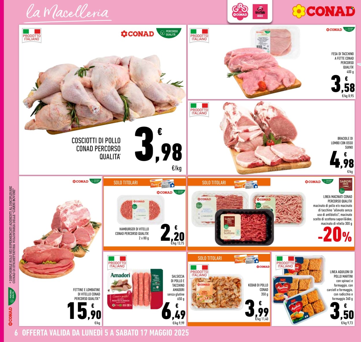 Volantino Conad - 5/5/2025 - 17/5/2025. Pagina 1