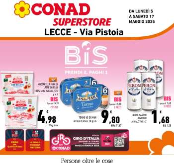 Volantino Conad Superstore - 5/5/2025 - 17/5/2025.