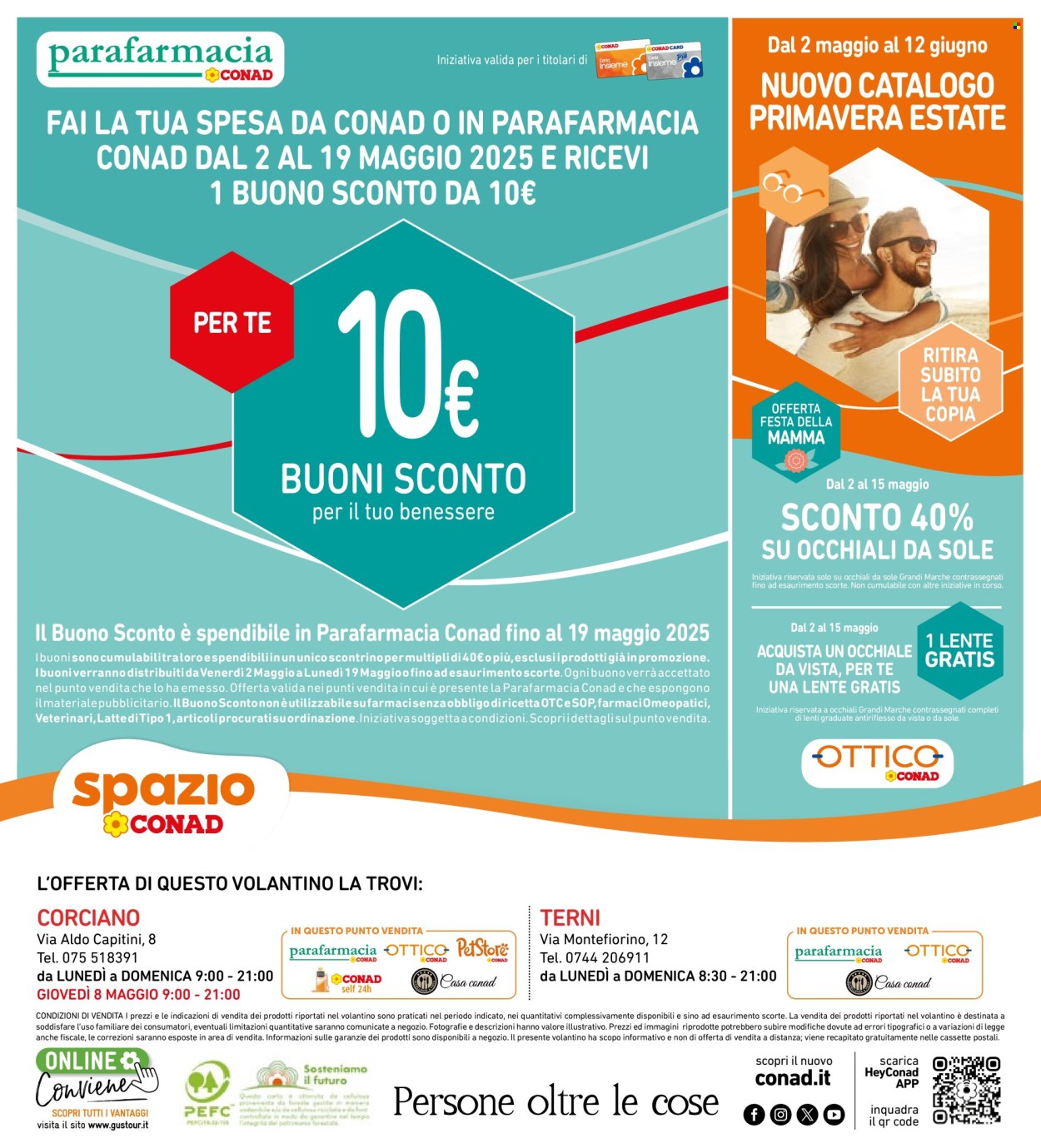 Volantino Spazio Conad - 6/5/2025 - 19/5/2025. Pagina 1