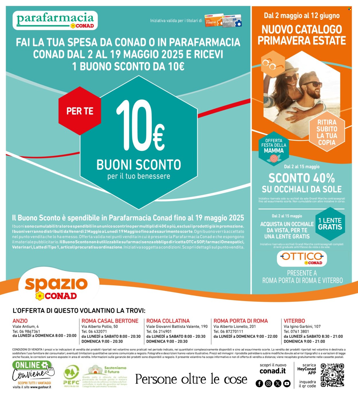 Volantino Spazio Conad - 6/5/2025 - 19/5/2025. Pagina 1