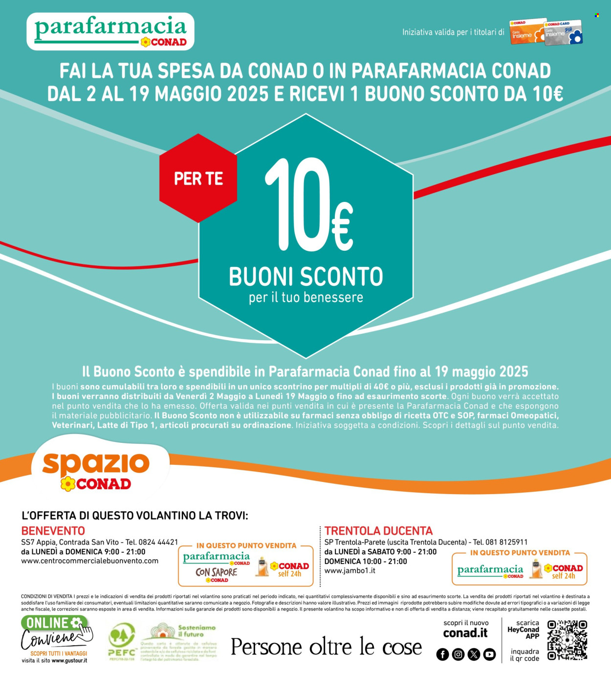 Volantino Spazio Conad - 6/5/2025 - 19/5/2025. Pagina 1