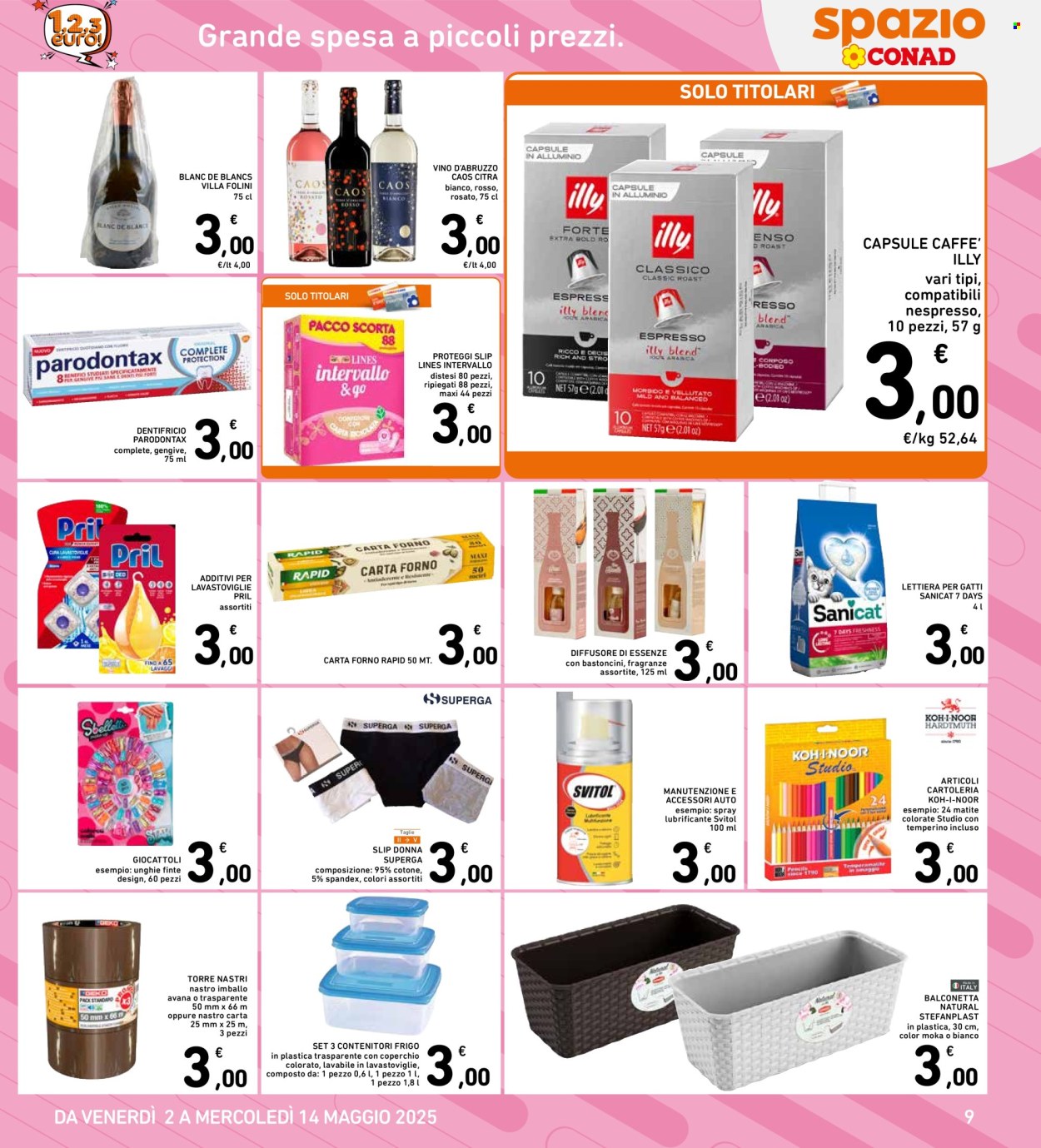Volantino Spazio Conad - 2/5/2025 - 14/5/2025. Pagina 1
