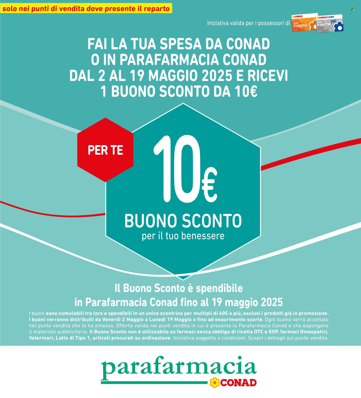 Volantino Spazio Conad - 2/5/2025 - 14/5/2025. Pagina 1