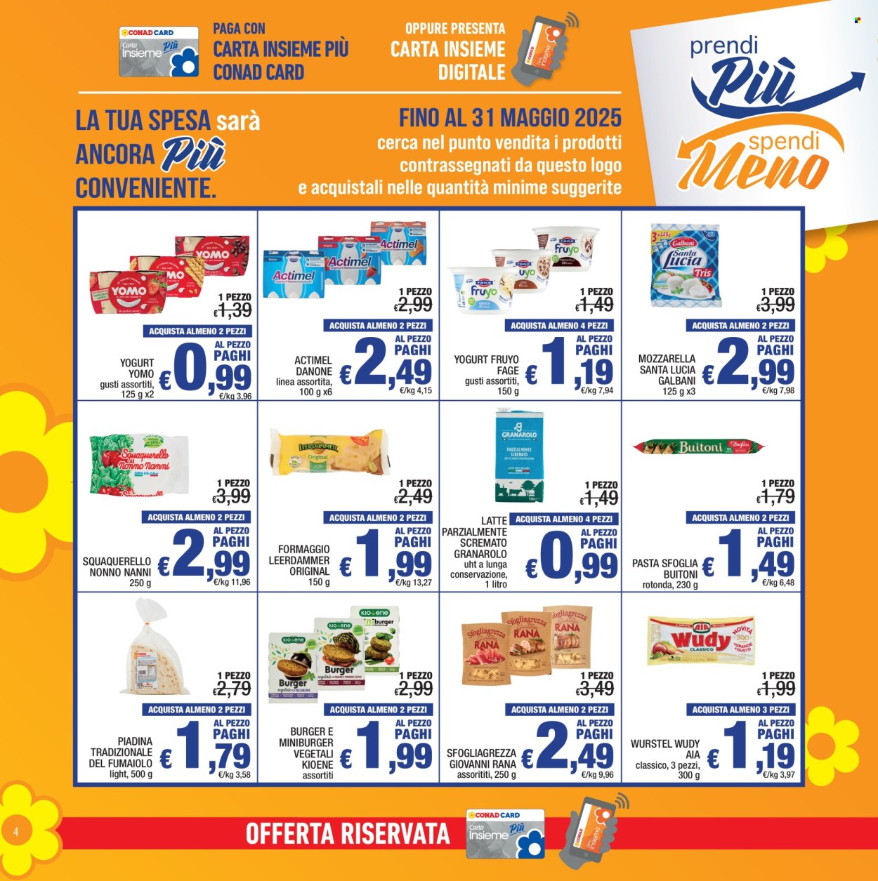Leták Spesa Facile Conad - 1.5.2025 - 31.5.2025. Strana 4