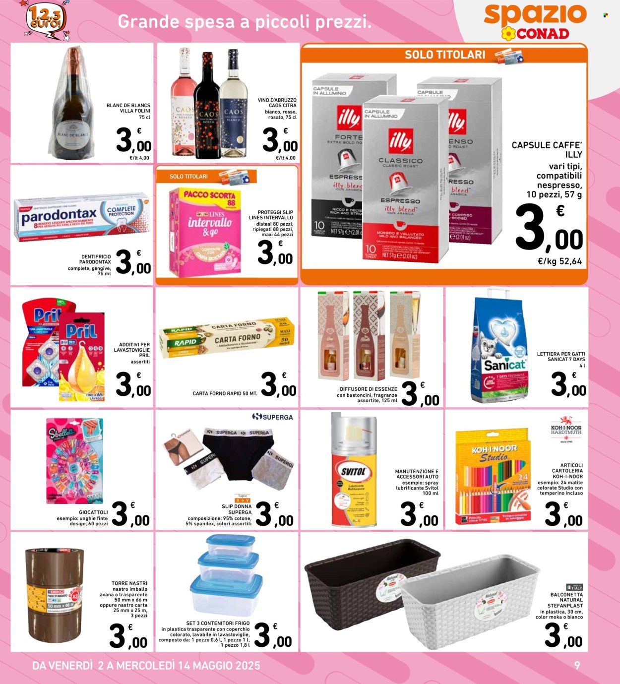 Volantino Spazio Conad - 2/5/2025 - 14/5/2025. Pagina 1