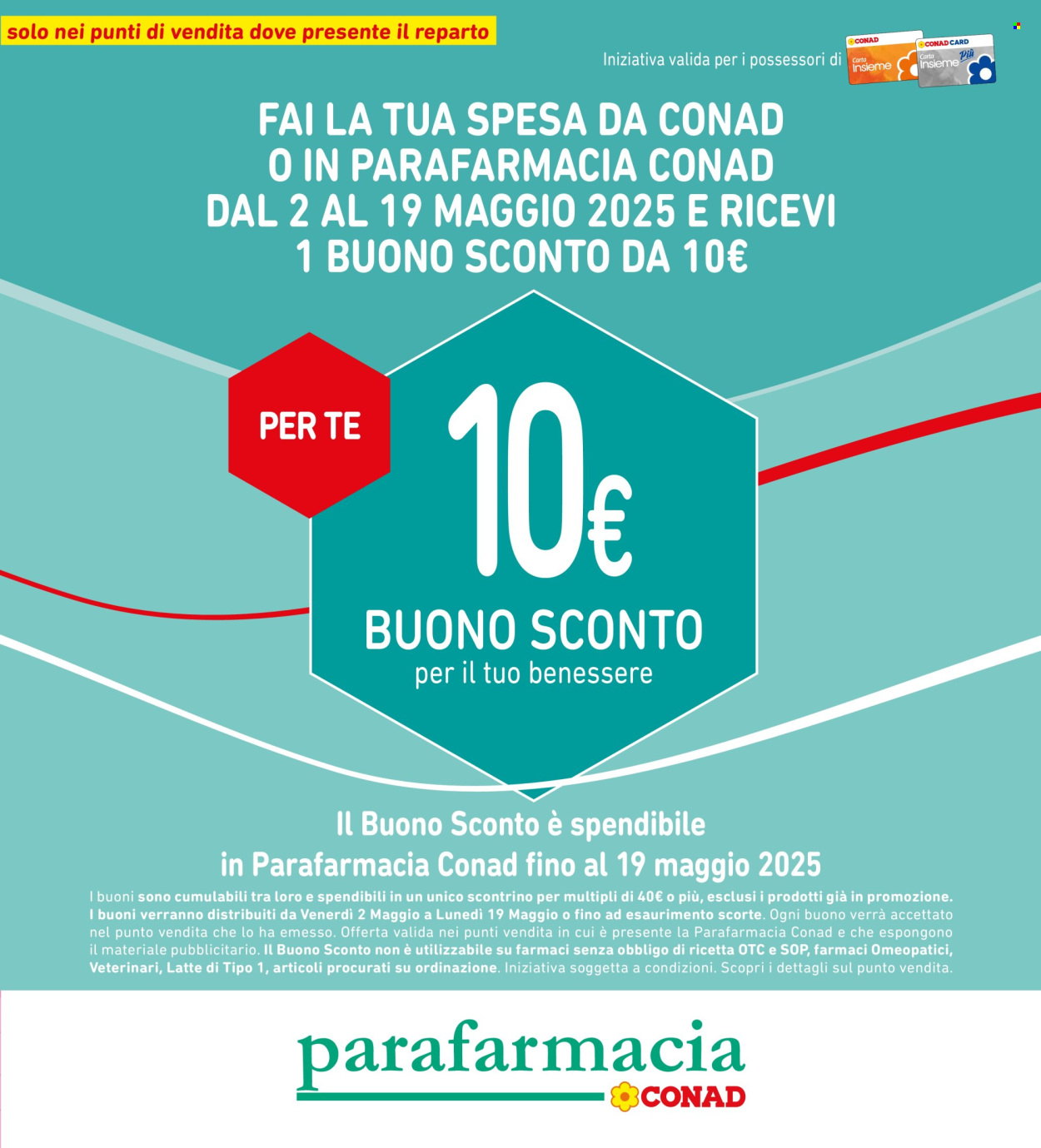 Volantino Spazio Conad - 2/5/2025 - 14/5/2025. Pagina 1