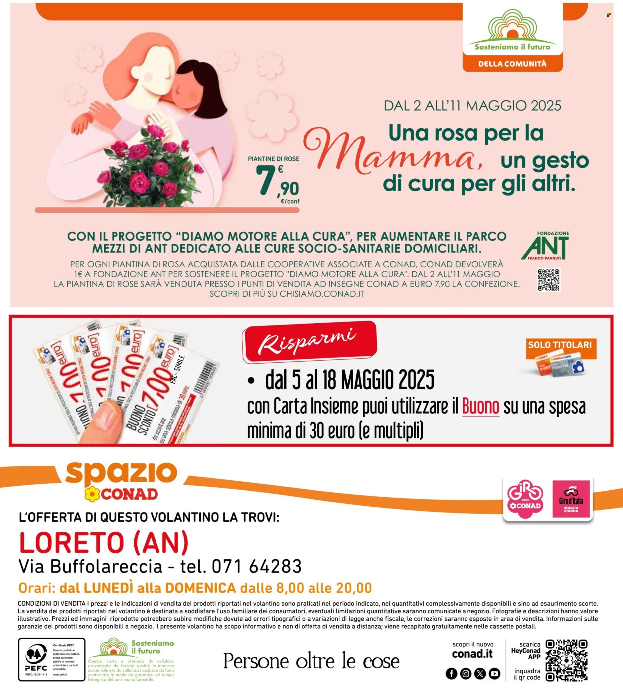 Volantino Spazio Conad - 2/5/2025 - 14/5/2025. Pagina 1