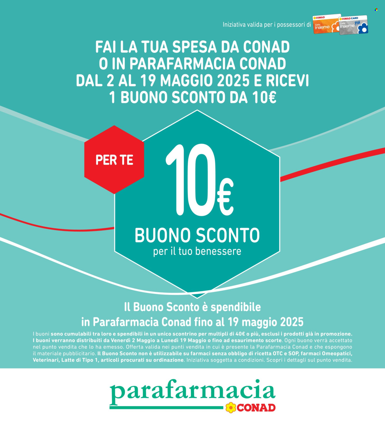 Volantino Spazio Conad - 2/5/2025 - 15/5/2025. Pagina 1