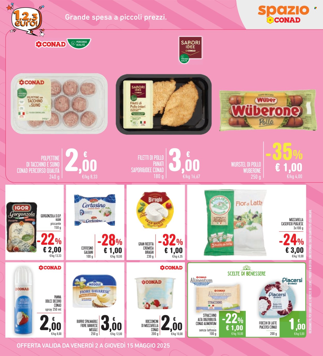 Volantino Spazio Conad - 2/5/2025 - 15/5/2025. Pagina 1