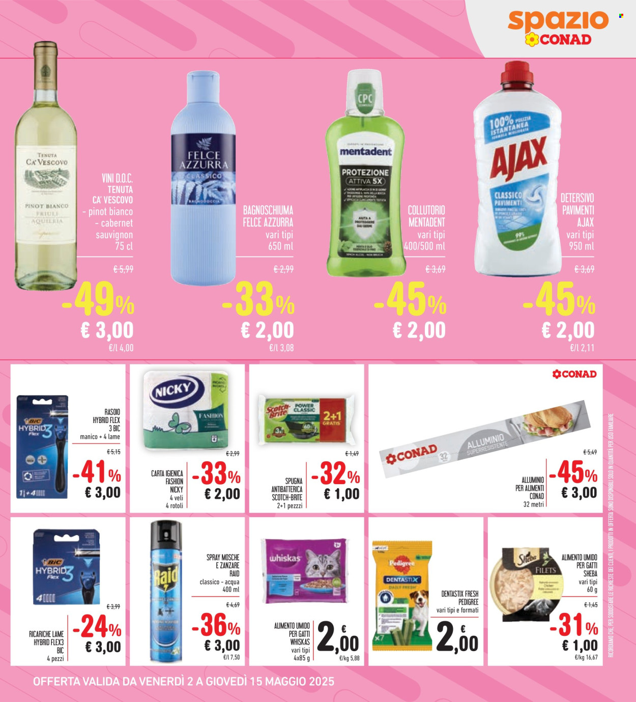 Volantino Spazio Conad - 2/5/2025 - 15/5/2025. Pagina 1