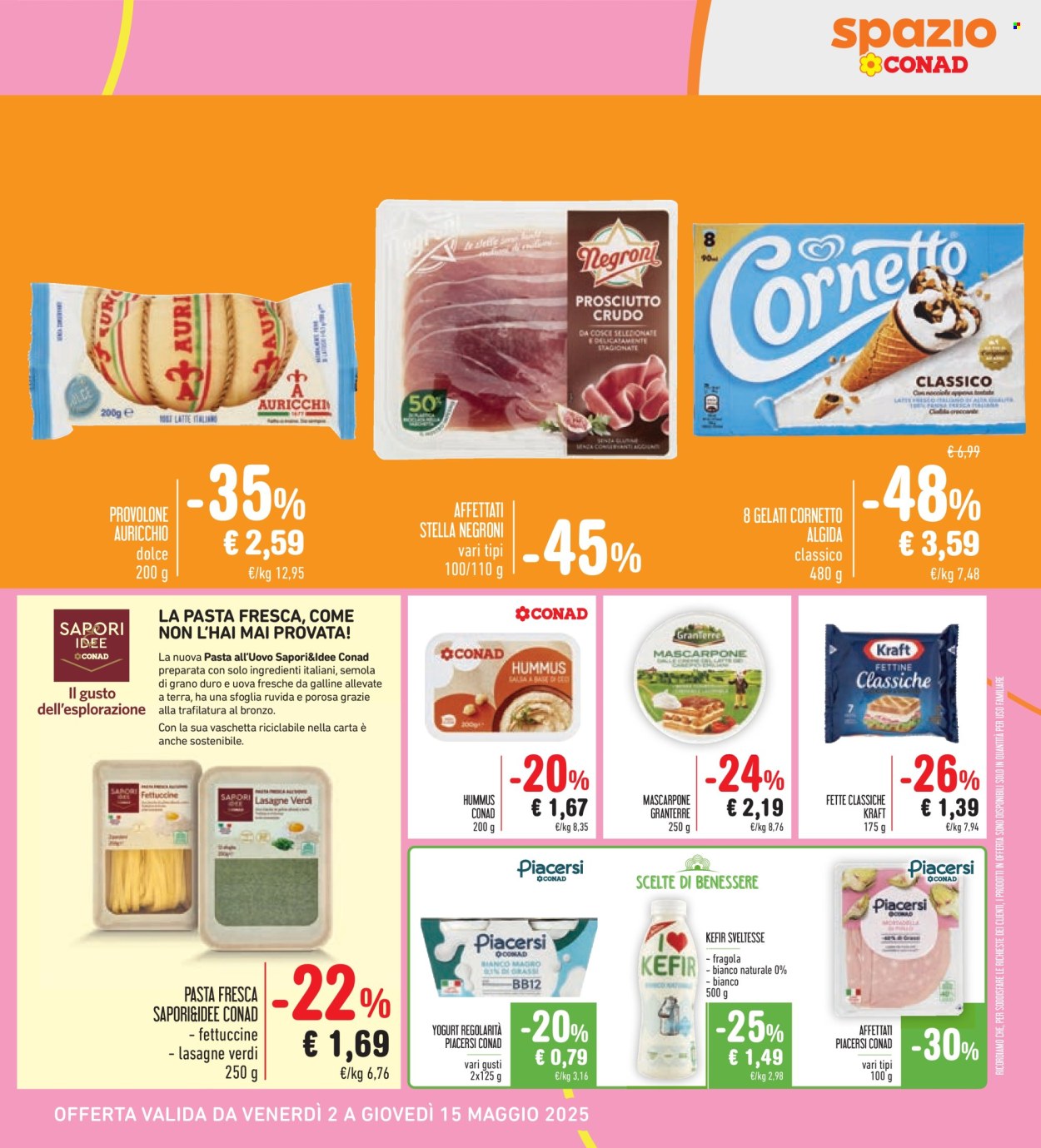 Volantino Spazio Conad - 2/5/2025 - 15/5/2025. Pagina 1