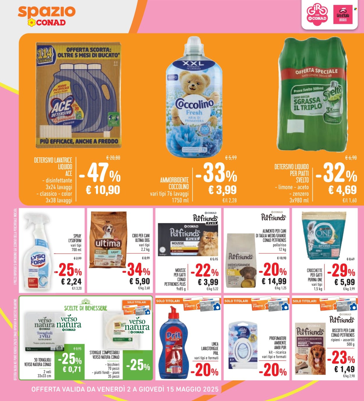 Volantino Spazio Conad - 2/5/2025 - 15/5/2025. Pagina 1