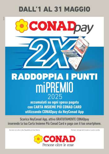 Volantino Conad - 1/5/2025 - 31/5/2025.