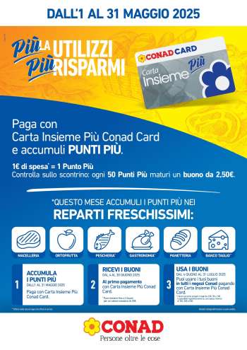 Volantino Conad - 1/5/2025 - 31/5/2025.
