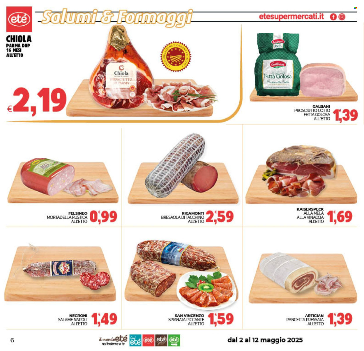 Volantino Eté - 2/5/2025 - 12/5/2025. Pagina 1