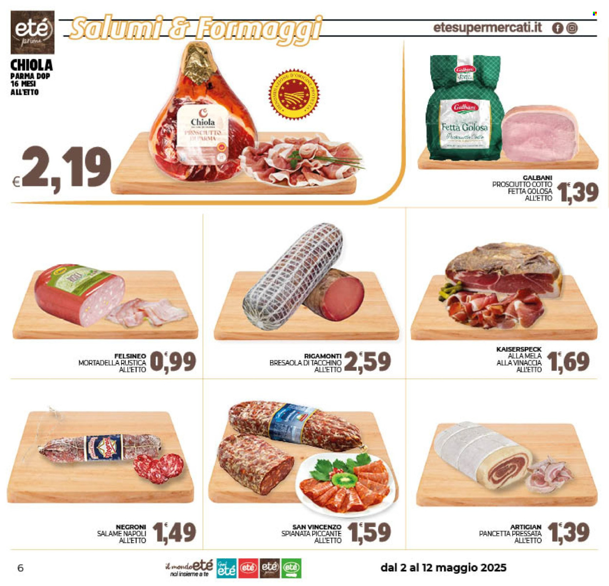 Volantino Eté - 2/5/2025 - 12/5/2025. Pagina 1