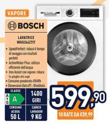 BOSCH LAVATRICE WGG24427IT