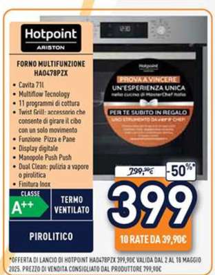 Hotpoint Ariston Forno Multifunzionale HAQ47BPZX