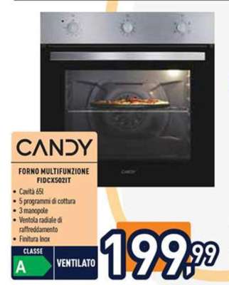 CANDY FORNO MULTIFUNZIONE FIDCX502IT