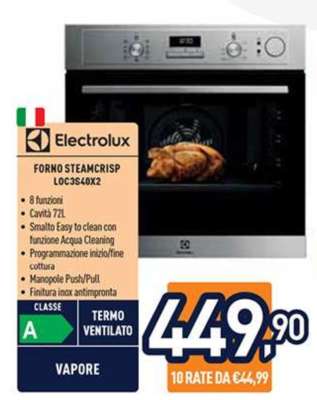 Electrolux FORNO STEAMCRISP LOC3S40X2