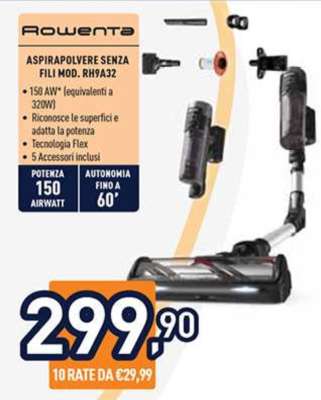 Rowenta Aspirapolvere Senza Fili Mod. RH9A32