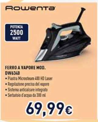 Rowenta Ferro a Vapore Mod. DW6340